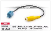 Кабель для подключения камеры заднего вида к штатному дисплею MMC / Mini-ISO B - 1 x RCA line inout CARAV 15-202