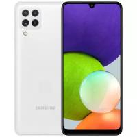 Смартфон Samsung Galaxy A22 4/128 ГБ RU, Dual nano SIM, белый