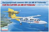 Сборная модель Пассажирский самолет BN-2A Mk.III Trislander, Восточный Экспресс, 1/144