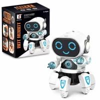 Интерактивная игрушка танцующий робот Robot Bot Pioneer, белый