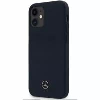 Чехол CG-MOBILE Mercedes-Benz Silicone collection для iPhone 12 mini, синий