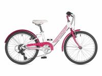 Подростковый городской велосипед Author Melody 20 (2023), бело-розовый