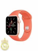 Ремешок для Apple Watch 42/44/45мм, series 1/2/3/4/5/6 размер S/Для эпл вотч силиконовый спортивный