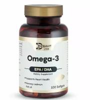 Витамины "DEBAVIT" с Omega-3 и EPA-DHA, 100% качество