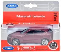 Машинка Welly Maserati Levante 1:38 бордовый 43739