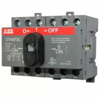 ABB OT40F3C Рубильник реверсивный 3-х полюсный до 40А 1SCA104913R1001