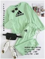 Набор термонаклеек Adidas, цвет черный, 5 наклеек. Наклейка на худи/ на футболку/на спортивный костюм. Термоаппликация, декор одежды, закрыть дефект