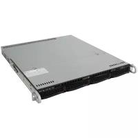 Платформа Supermicro Single AMD EPYC 7002, 8 DIMMs, 2 PCI-E 4.0 x16 (FHFL) slots, 1 PCI-E 4.0* x16 (LP) slot, 4 Hot-swap 3.5" SATA3 drive bays