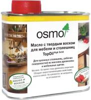 Масло для мебели и столешниц с твердым воском Osmo Topoil 3068 Натур 0.5 литра