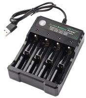 Зарядное устройство ABC для аккумуляторов Li-ion на 4 слота USB