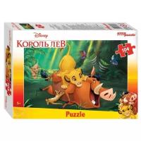 Пазл для детей Step puzzle 104 деталей, элементов: Король Лев (Disney)