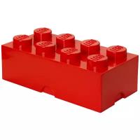 Ящик LEGO 2х4 Knobs 4004, 12.1 л, 50х25х18 см, красный