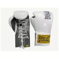 Перчатки боевые Everlast 1910 Classic 8oz бел