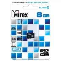 Карта памяти microSDHC MIREX 8GB (class 4)