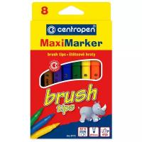 Centropen Набор фломастеров Brush (8773), 8 шт