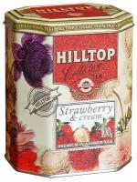 Чай черный Hilltop Strawberry & cream подарочный набор