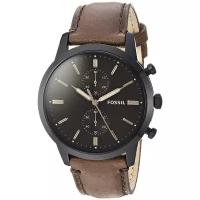 Наручные часы FOSSIL Townsman FS5437, черный, коричневый