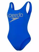 Купальник Speedo Deep U-Bk Hi Leg 1Pc Pt Af Голубой/Белый/Черный (INT:32)