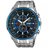 Наручные часы CASIO Edifice EFR-549D-1A2 мужские, кварцевые, хронограф, тахиметр, секундомер, водонепроницаемые, подсветка стрелок