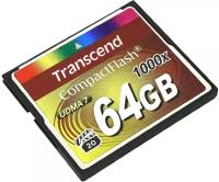 Карта памяти Transcend Ultimate 1000x CompactFlash 64Гб TS64GCF1000