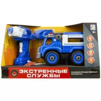 Машинка 1TOY "Экстренные службы" полицейский грузовик на р/у