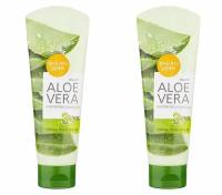 Welcos Kwailnara Пенка для лица увлажняющая с алоэ вера Aloevera Moisture Real Cleansing Foam, 150 гр, 2 шт