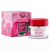 Rose of Bulgaria Night Cream with natural rose water Крем для лица ночной