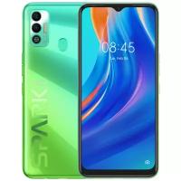 Смартфон Tecno KF6n Spark 7 128 Spruce green, 6.52" Asahi Glass, 20:9, 1600 x 720 пикселей, 1,8GHz