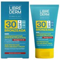 Librederm Librederm Bronzeada солнцезащитный крем для лица и тела Omega 3-6-9 SPF 30, 150 мл