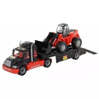 Набор техники Mammoet Toys 206-02 в коробке (57006), черный/красный