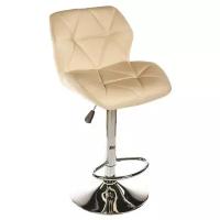 Барный стул Woodville Trio beige / chrome