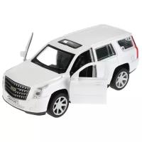 Внедорожник ТЕХНОПАРК Cadillac Escalade (ESCALADE-BK/SL/WT) 1:43, 18 см, белый