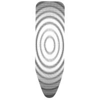 Чехол для гладильной доски Brabantia "PerfectFit" 124Х38см(B) 8мм поролона Титановые круги 130861