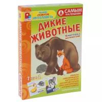 Развивающая игра Радуга Самым маленьким. Дикие животные, 19х27 см