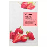 Mizon~Увлажняющая тканевая маска для ровного тона~Joyful Time Essence Mask Strawberry