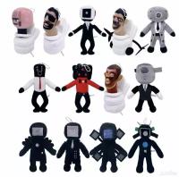 Мягкая трендовая игрушка SKIBIDI TOILETS Скибиди туалеты набор 13 героев