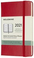 Еженедельник Moleskine Classic WKLY, красный (dhf212wh2)