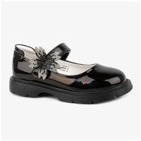 Туфли для девочек Kapika 22886п-1 черный, размер 31 EU