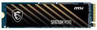 Твердотельный накопитель SSD MSI 500GB NVMe M.2 SPATIUM M390 (S78-440K170-P83)
