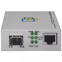 Медиаконвертер SNR 10/100/1000-Base-T / 1000Base-FX с SFP-портом