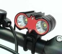 Фара велосипеда XECCON Spiker 1207, 2 x CREE XM-L T6, 2400Lm