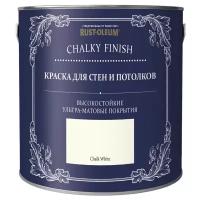 Краска акриловая Rust-Oleum Chalky Finish Wall Paint матовая белый мел 1 л 1.4 кг