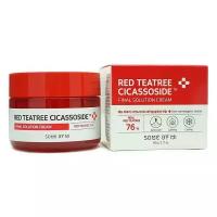 Успокаивающий крем с красным чайным деревом Some By Mi Red tea tree cicassoside final solution cream, 60 г