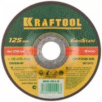 KRAFTOOL 125 x 0.75 x 22.2 мм, для УШМ, Круг отрезной по нержавеющей стали (36252-125-0.75)