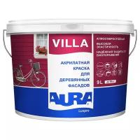 Краска акриловая Aura Luxpro Villa полуматовая полупрозрачный 9 л 9 кг