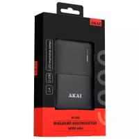 Портативный аккумулятор AKAI BE-5002 6000 mAh, black