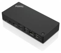 Док-станция Lenovo ThinkPad Universal USB-C Dock (2x DP 1.4, 1x HDMI 2.0, 3x USB 3.1, 2x USB 2.0, 1x USB-C, 1x RJ-45, 1x Combo Audio Jack 3.5mm) (40A