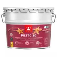 Эмаль интерьерная Tikkurila Pesto 30 база А, белая, полуматовая (9л)