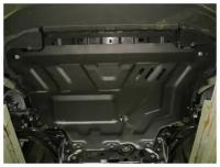 Защита картера и КПП МКПП, сталь 2 мм для Audi Q3 2018-2024 / Volkswagen Tiguan 2016-2024 / Skoda Ko