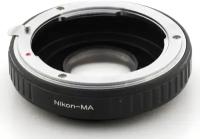 Переходник Nikon F - Sony Alpha с байонетом A, для фотокамер Sony, черный